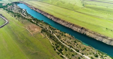 Long canyon Stock Footage 133422924