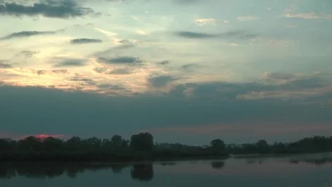 Long Cargo Barge Stock Footage 78154668