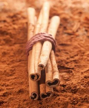 Long cinnamon Stock Photos