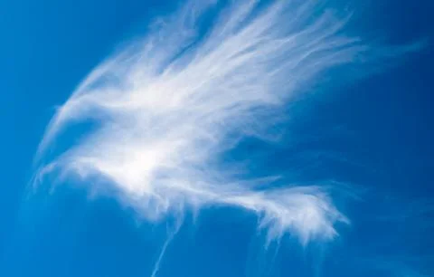 Long clouds 库存照片