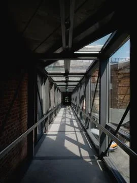 Long corridor Stock Photos