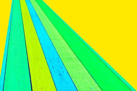 Long-distance dimension perspective multicolored image. Abstract background. Illustrazione stock