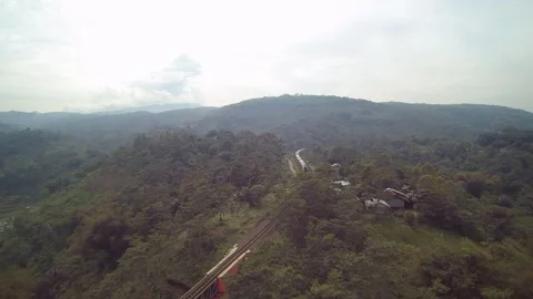 A long distance train Stock Footage 263337529