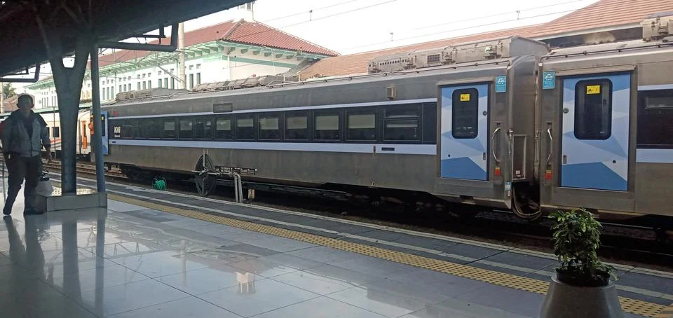 Long-Distance Train Foto stock