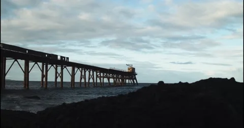 Long Distant Jetty Video stock 155054007