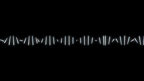 Long DNA rotation looping effect on black background Stock Footage 322785801