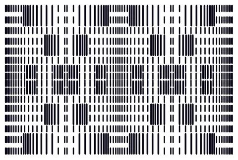 Long dotted halftone gradient texture. disappearing rectangular 스톡 일러스트