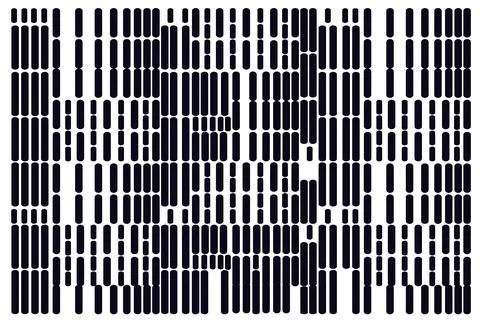 Long dotted halftone gradient texture. disappearing rectangular Stock Illustration