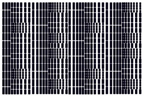 Long dotted halftone gradient texture. disappearing rectangular 스톡 일러스트