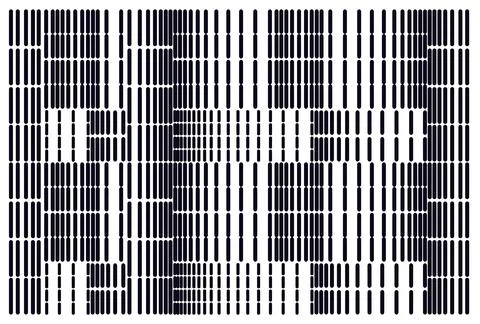 Long dotted halftone gradient texture. disappearing rectangular 스톡 일러스트