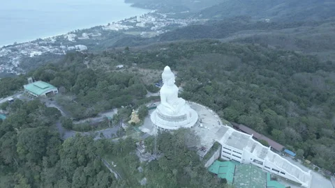 Long drone of Big Buddha Stock Footage 294989758