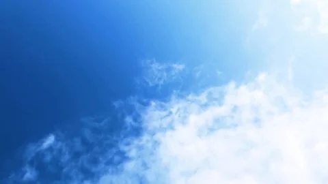 Long duration timelapse of fast moving clouds. Dramatic shot Stock Footage 115235072