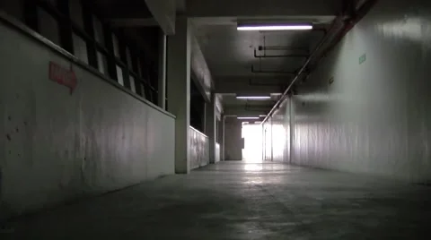 Long Empty Hallway 스톡 동영상 67295499