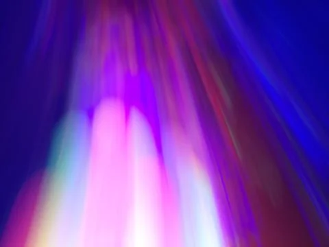Long explosure tale light on black blurred bokeh night view. Foto stock