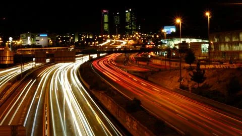 Long exposition at night Stock Photos