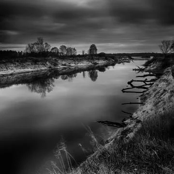 Long exposure background Stock Photos