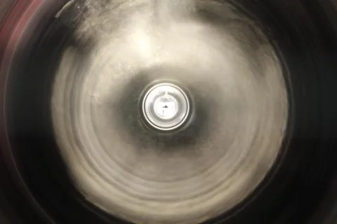 Long Exposure of the Inside of a Washing Machine Stock Photos