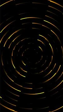 Long Exposure Night Sky with Circular Light Trails. Illustrazione stock