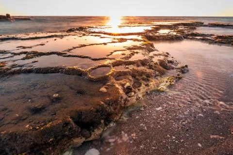 Long exposure ocean Foto stock