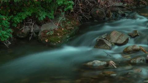 Long exposure river 写真素材