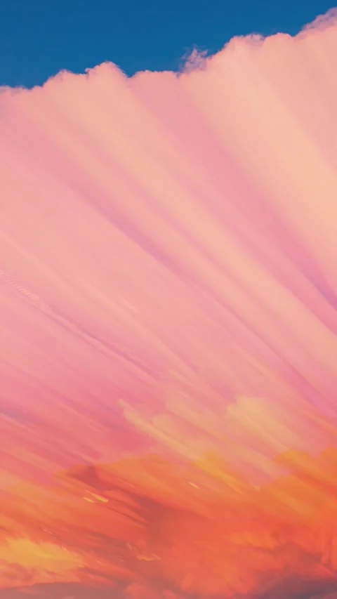Long Exposure Timelapse Fasters Clouds In Sky. Fantasy Clouds. Amazing Effects Stock Footage 341376020