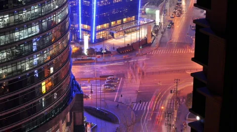 Long exposure timelapse Stock Footage