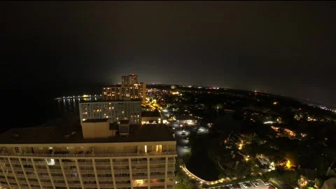 Long Exposure Timelapse of Myrtle Beach Sky Stock Footage 311542604