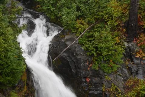 Long Exposure of Waterfall Stock Photos