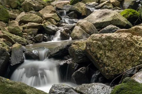 Long exposure waterfall Stock Photos
