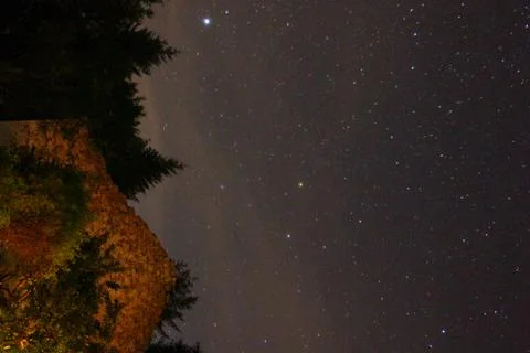Long exposure winter sky Stock Photos