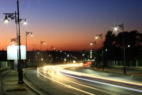Long expuser meknes Stock Photos