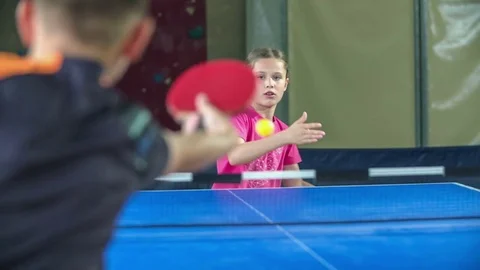 A long game of table tennis Vídeos de archivo 78534749