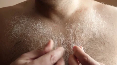 White Chest Hair Plucking Aftermath! | Scrolller