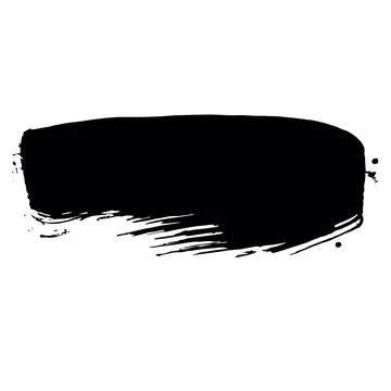 Long grunge background for text. Black vector brush strokes. White backgrou.. Illustrazione stock