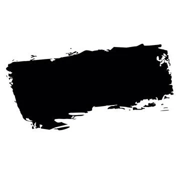 Long grunge background for text. Black vector brush strokes. White backgrou.. Stock Illustration