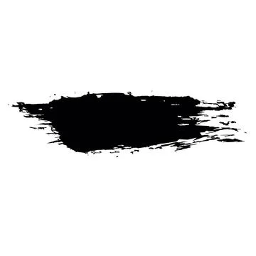 Long grunge background for text. Black vector brush strokes. White backgrou.. イラスト素材