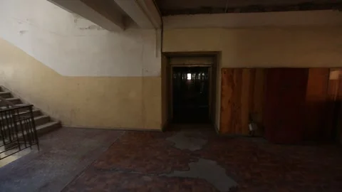 Long Hallway 2 Stock Footage 321235967