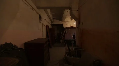 Long Hallway 6 Stock Footage 321235997