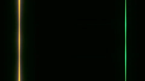 Long horizontal, vertical golden lines of light, neon moving, creating long.. Stock Footage 270317227