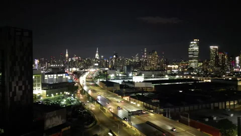 Long Island Expressway NYC Stock Footage 246734203