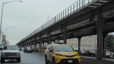 Long Island Rail Road, Underpass, Brooklyn, New York Stock Footage 306015306