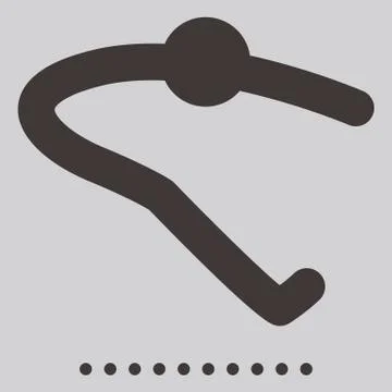 Long jump icon Stock Illustration
