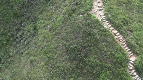 Long  lantau trails Stock Footage 196290914