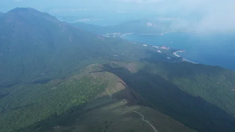 Long  lantau trails Stock Footage 196292906