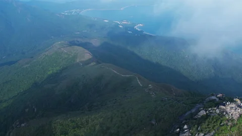 Long  lantau trails Stock Footage 196299960