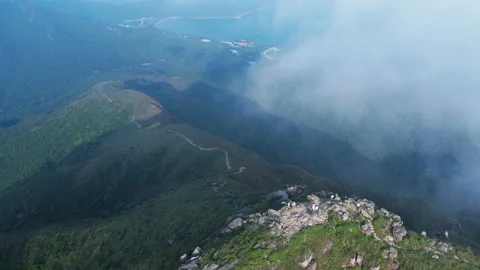 Long  lantau trails Video stock 196300734