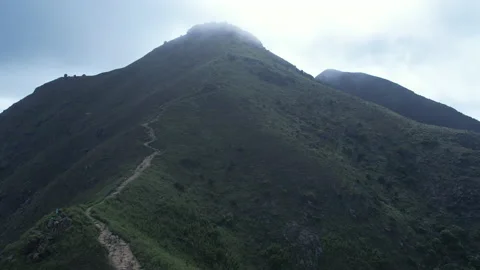 Long  lantau trails Stock Footage 196301572