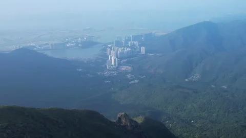 Long  lantau trails Stock Footage 196315734
