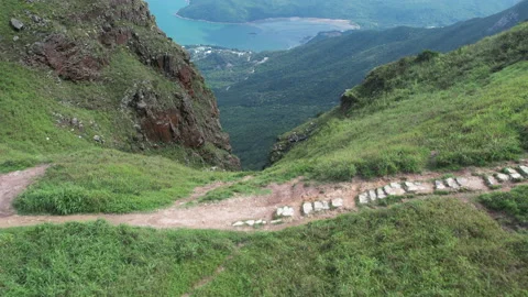 Long  lantau trails Stock Footage 196321444