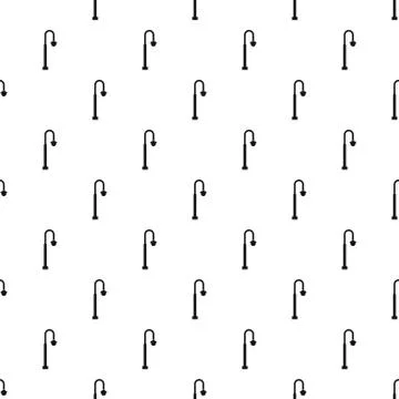 Long lantern pattern, simple style Stock Illustration